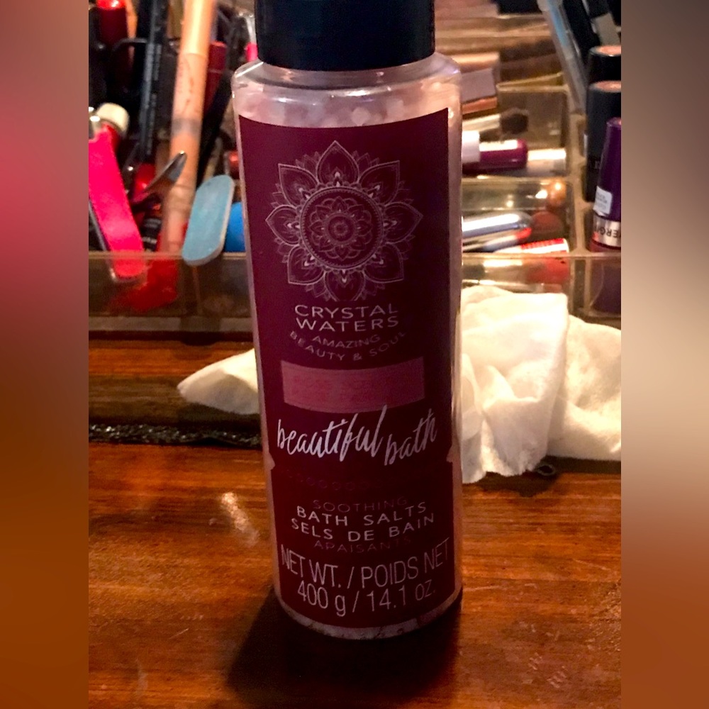 Crystal Waters Rose Scented Bath Salt Crystals